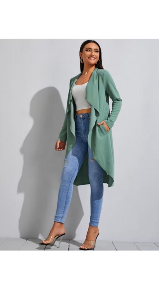 Long Jacket Green